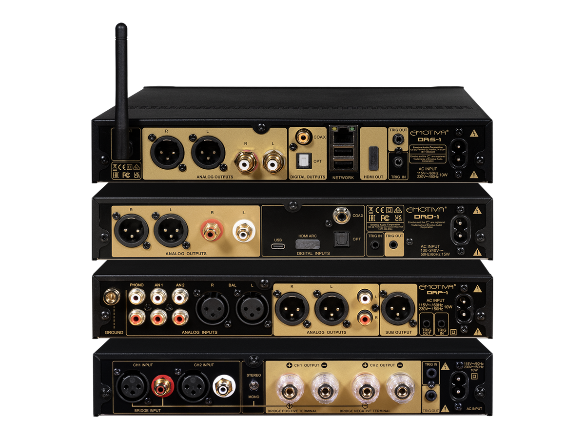 Emotiva Differential Reference® Stack | Compact Hi-Fi System