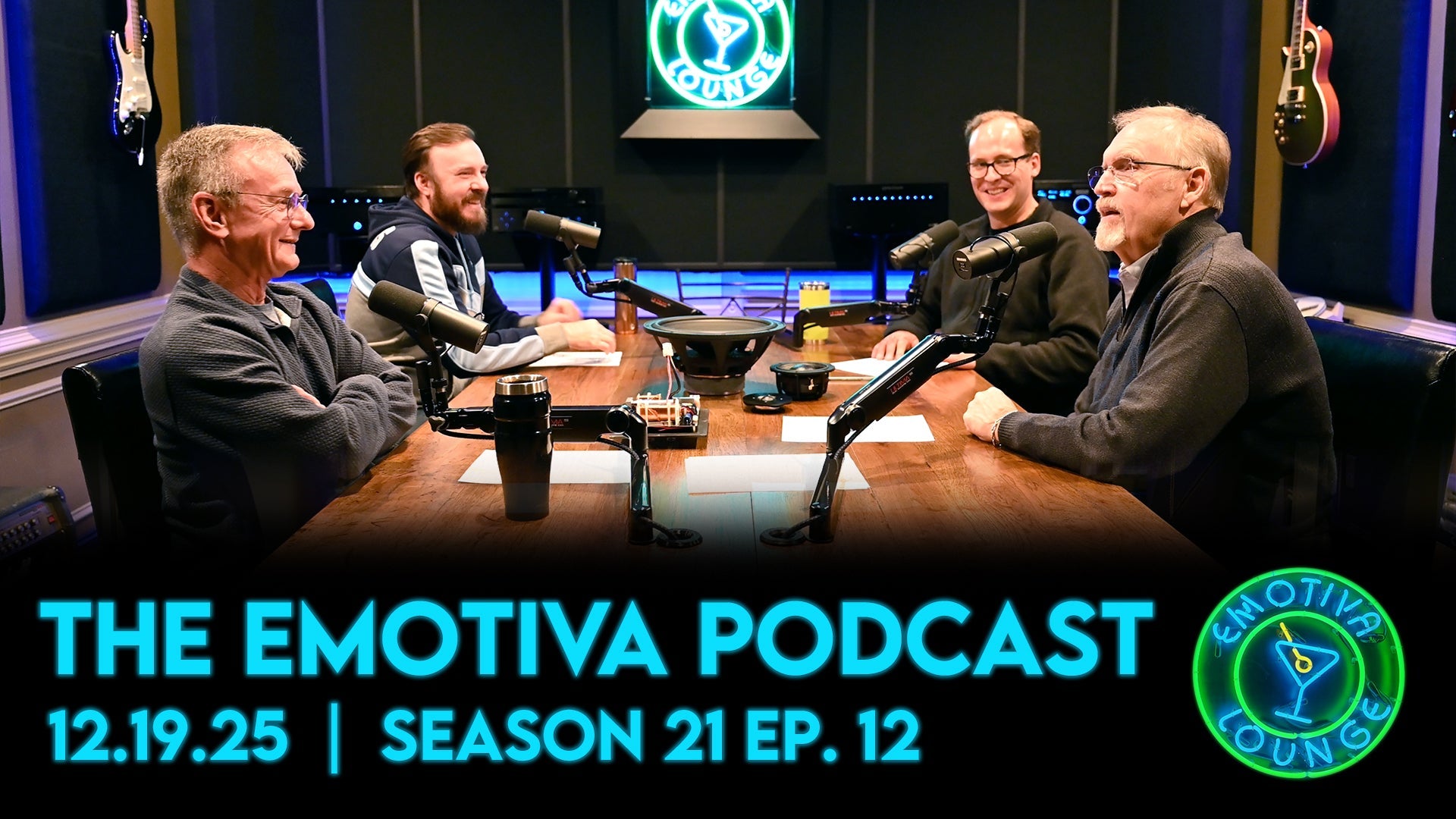 Nostala LB12 deep dive, XSP-2, DR Series, and more! | Emotiva Year End Podcast 12.19.25