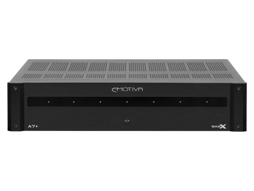 Photo of the front of the A7+ amplifier 