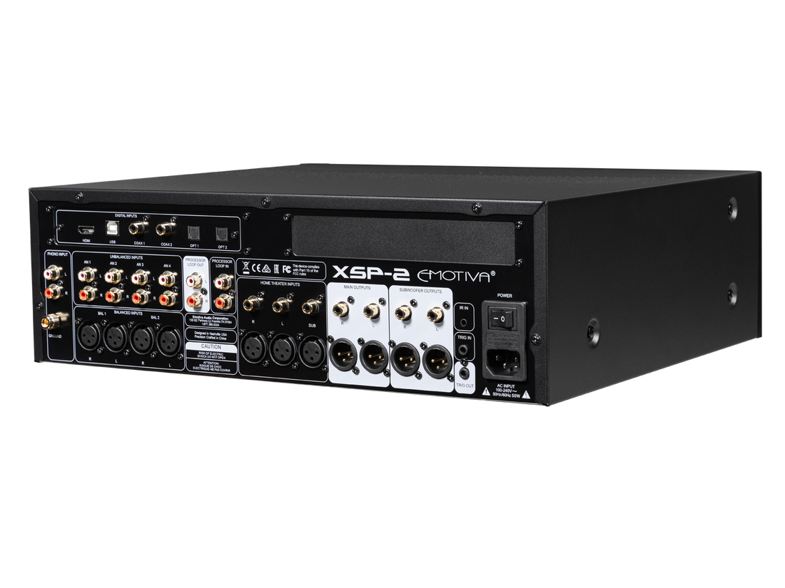 Diff Reference XSP-2 Differential Reference® Stereo Preamplifier | Emotiva – Emotiva ...