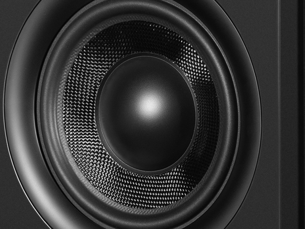 closeup photo of the Airmotiv XT2 woofer