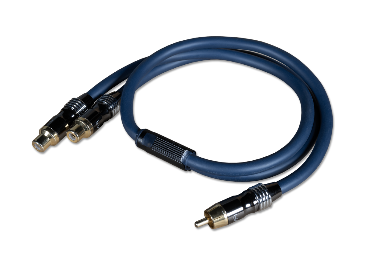 photo of blue Emotiva Audio YRCA Male Cable