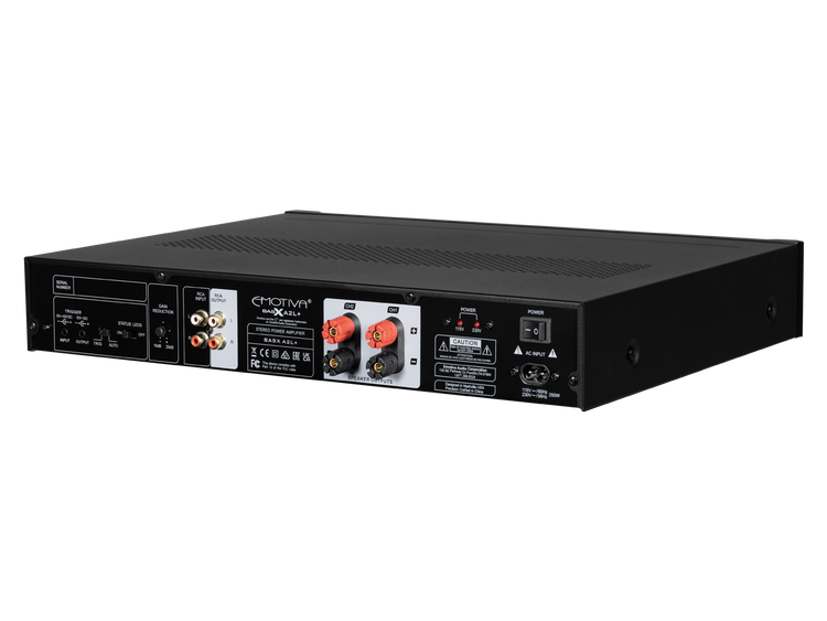 BasX A2L+ Stereo Amplifier – Emotiva Audio Corporation