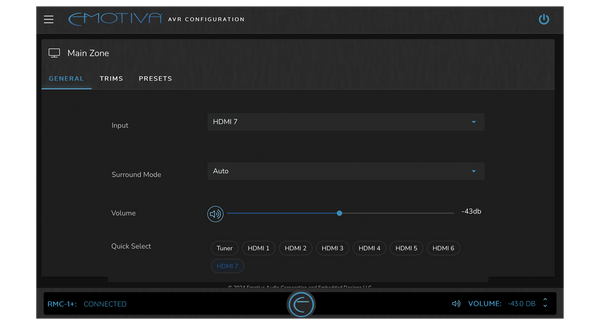 Web Based Control App
