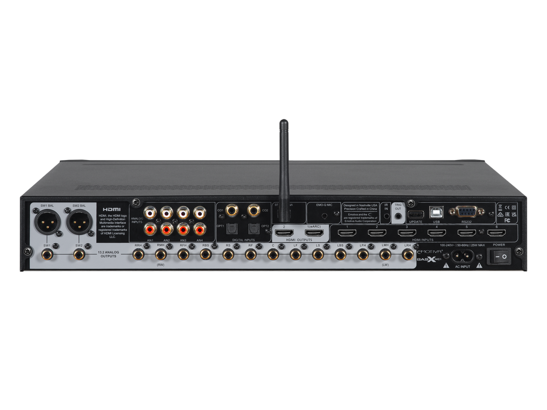 BasX MC1 Procesador de cine Dolby Atmos® y DTS:X™ de 13.2 canales
