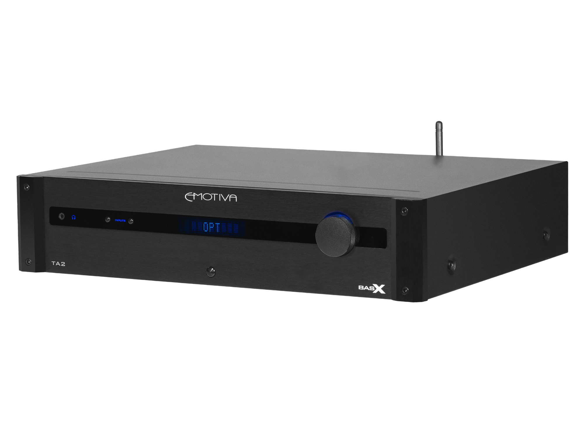 BasX TA2 Stereo Preamp/DAC/Tuner With Integrated Amplifier Emotiva