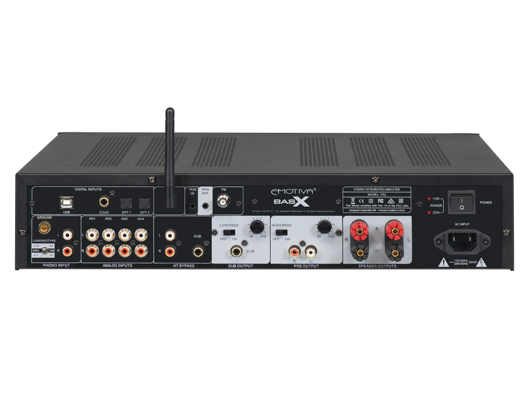 BasX TA2 Stereo Preamp/DAC/Tuner With Integrated Amplifier