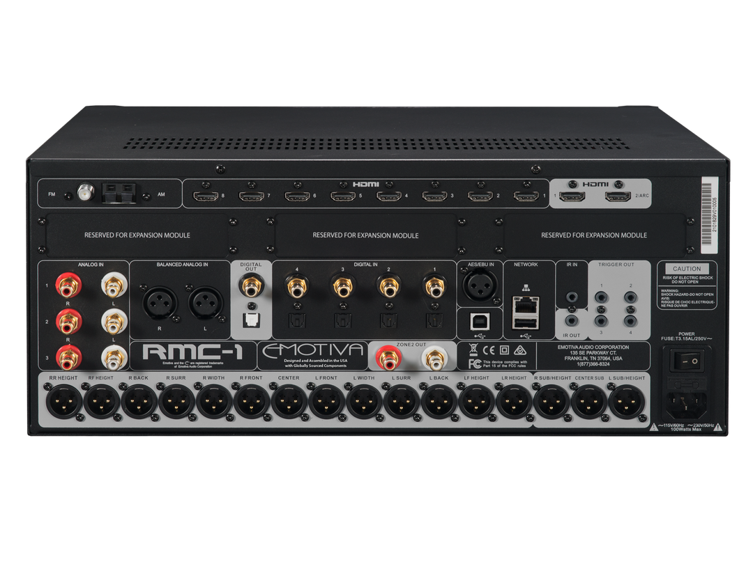 RMC-1 Procesador de cine Dolby Atmos y DTS:X de 16 canales
