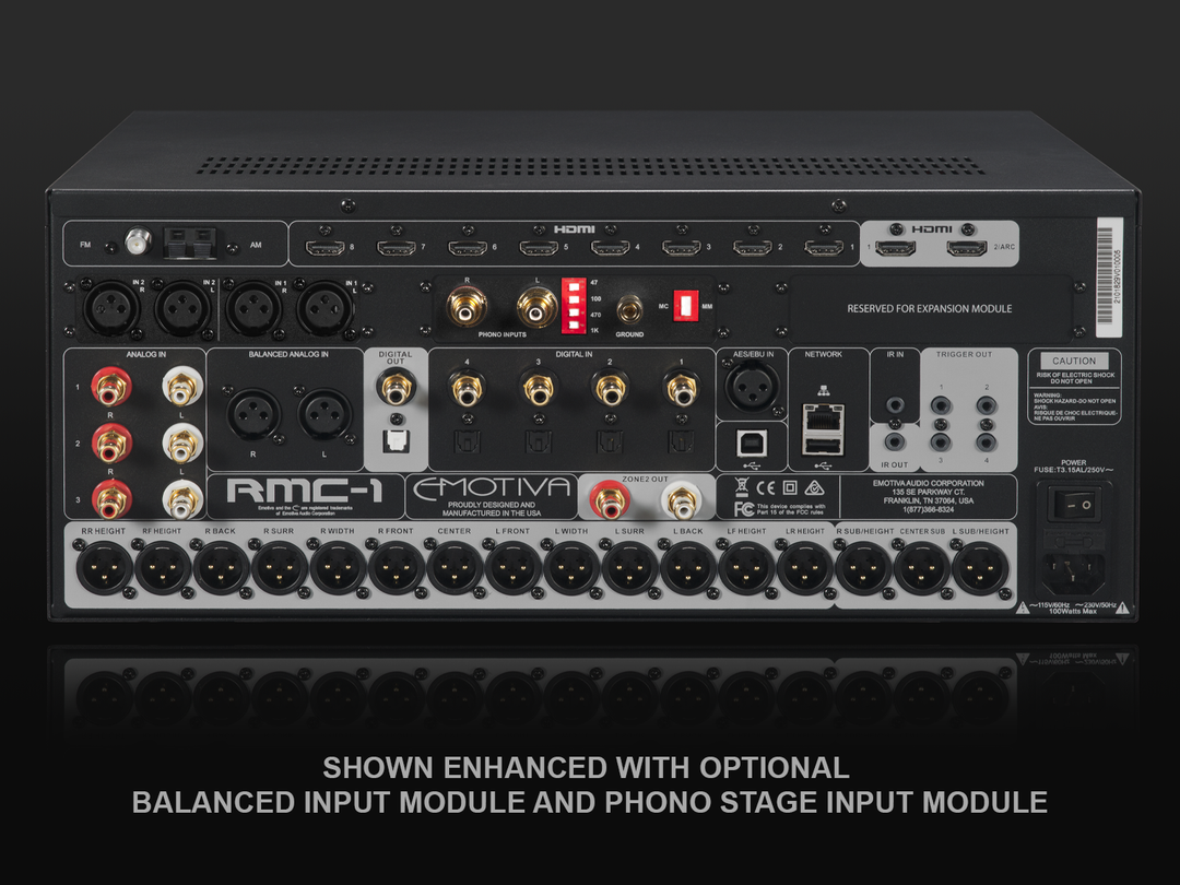 RMC-1 Procesador de cine Dolby Atmos y DTS:X de 16 canales