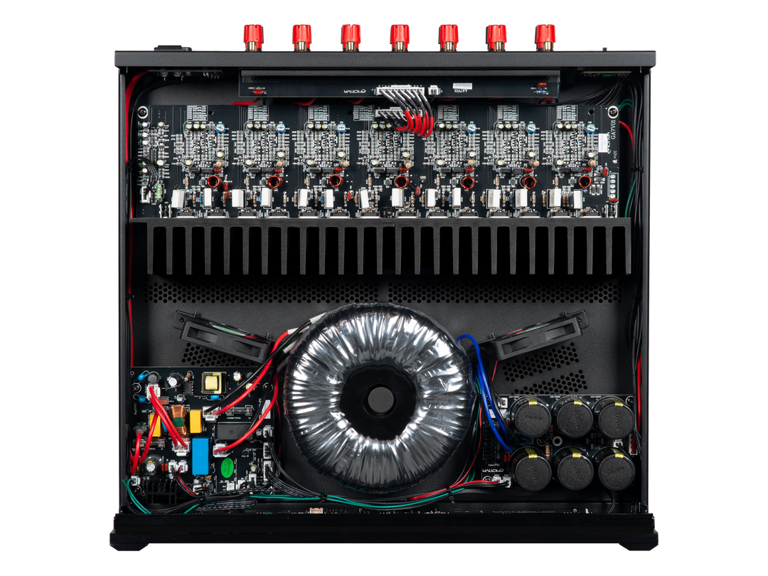 Amplificador de potencia de siete canales BasX A7