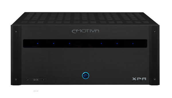 Photo of the front of the XPA Gen3 6 Channel Amplifier